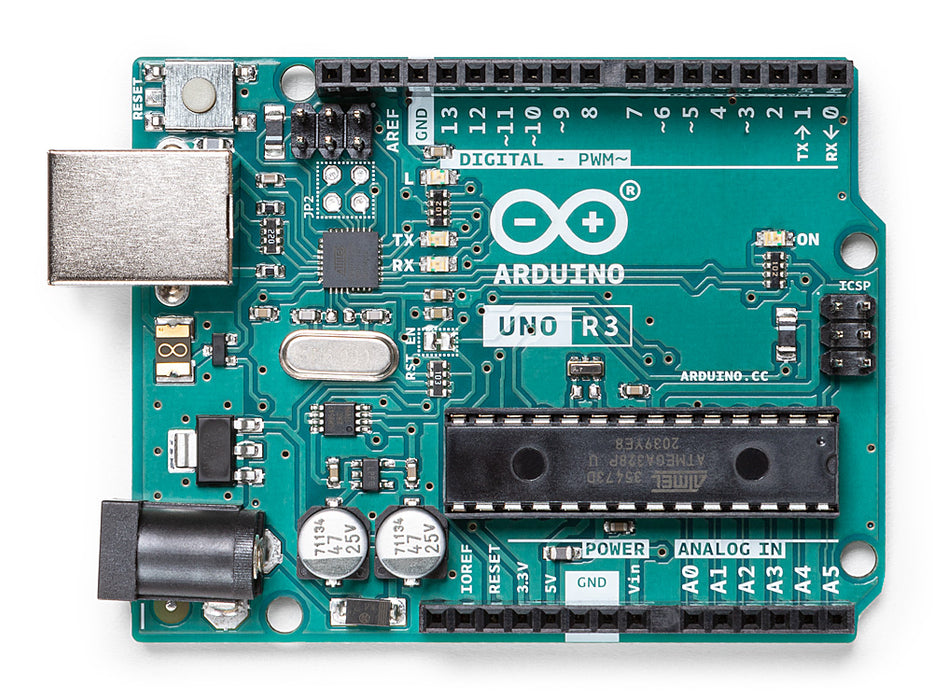 ภาพบอร์ด Arduino Uno R3 จาก Arduino Official Store