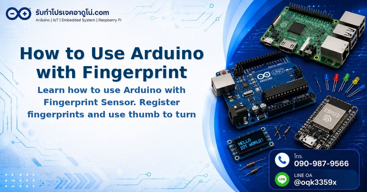 How to Use Arduino with Fingerprint Sensor to Control LED