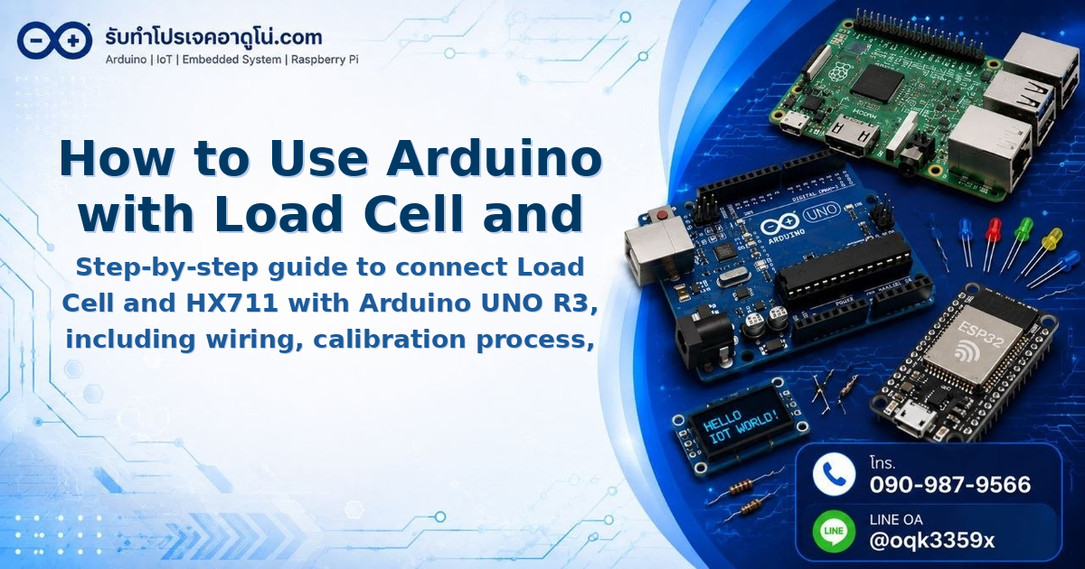 How to Use Arduino with Load Cell and HX711 for Weight Measurement