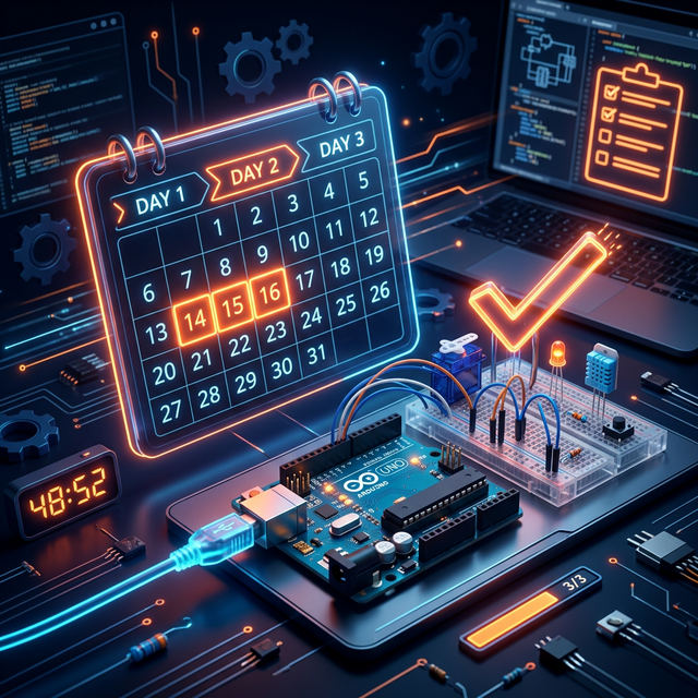 โปรเจคจบ Arduino งานด่วน 3 วัน: เช็กลิสต์ทำงานให้ทันส่งและอธิบายได้จริง
