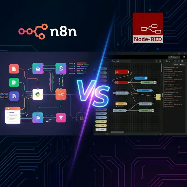 เปรียบเทียบ n8n vs Node-RED ตัวไหนดีที่สุดสำหรับโปรเจค IoT 2024